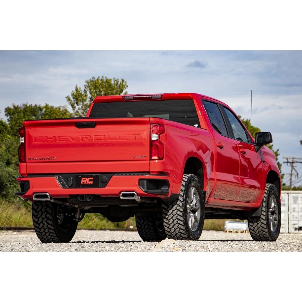 ROUGH COUNTRY | 3.5 Inch Lift Kit  M1  Rear Mono Leaf  Chevy Silverado 1500 (22-24) | 28240