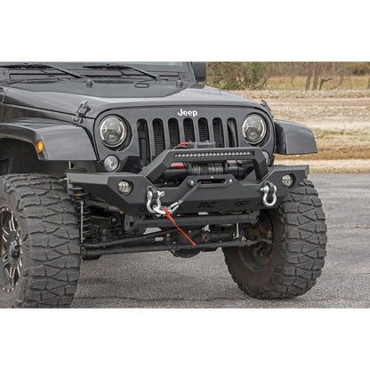 ROUGH COUNTRY Front Bumper | Sport | OE Fog | Jeep Gladiator JT/Wrangler JK & JL/Wrangler Unlimited 4WD | 10596