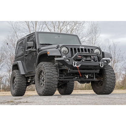 ROUGH COUNTRY Front Bumper | Sport | OE Fog | Jeep Gladiator JT/Wrangler JK & JL/Wrangler Unlimited 4WD | 10596