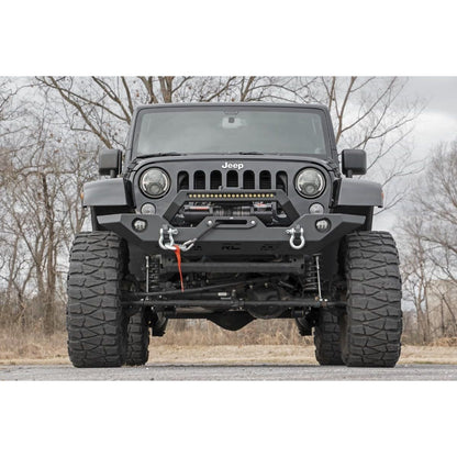 ROUGH COUNTRY Front Bumper | Sport | OE Fog | Jeep Gladiator JT/Wrangler JK & JL/Wrangler Unlimited 4WD | 10596