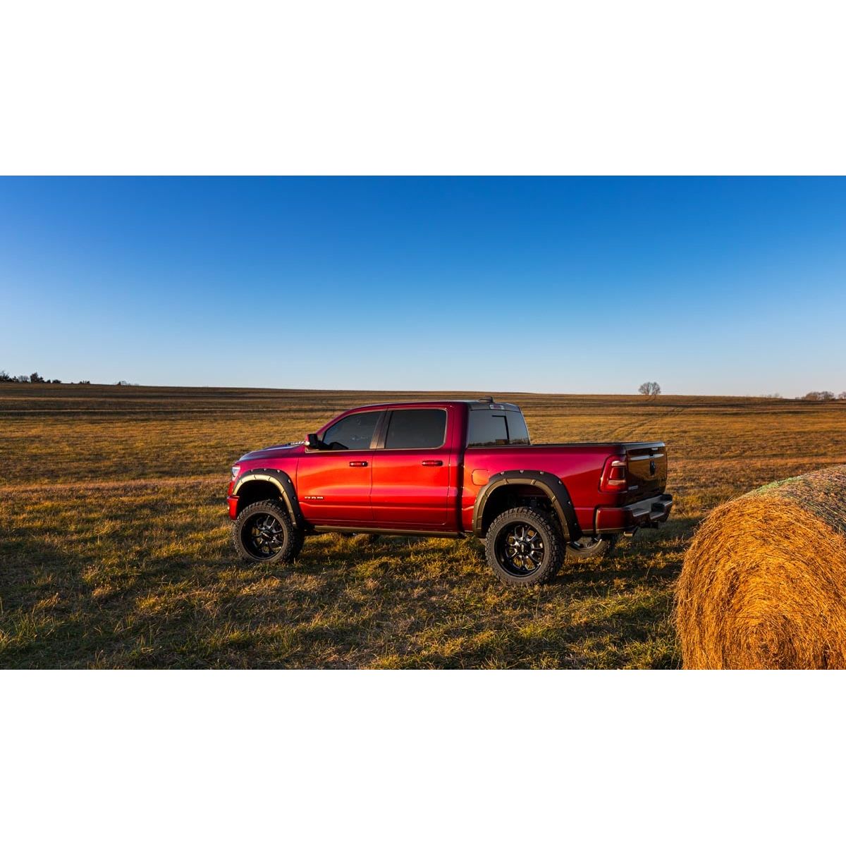 ROUGH COUNTRY | Defender Fender Flares  PAU Granite Crystal  Ram 1500 2WD/4WD (2019-2024) | A-D10914-PAU