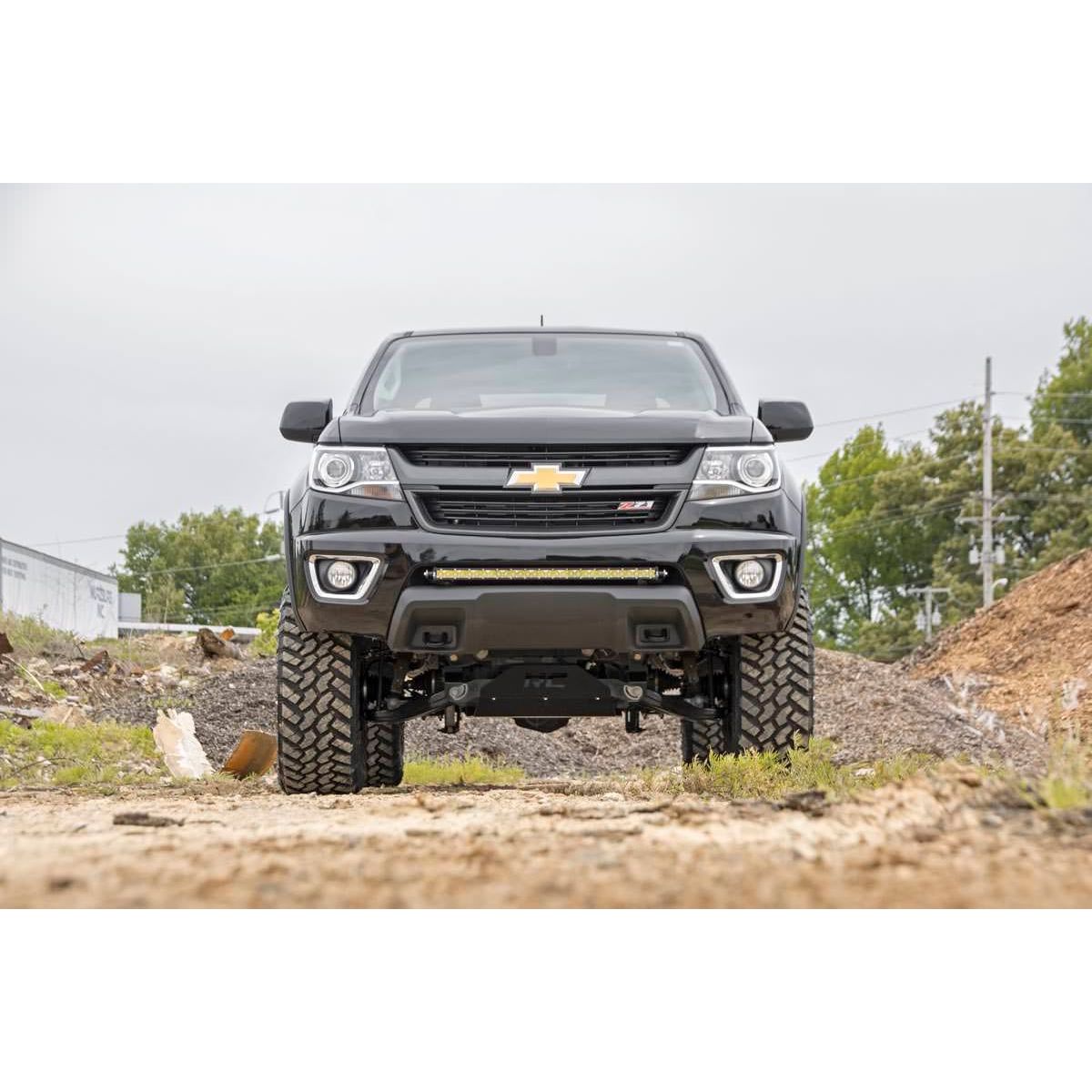ROUGH COUNTRY LED Light Mount | Bumper | 30" | Chevy/GMC Canyon/Colorado 2WD/4WD (15-22) | 70536