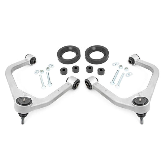 ROUGH COUNTRY 1.75 Inch Leveling Kit | Forged Alum UCA | AT4 | GMC Sierra 1500  (2019-2025 & Classic) | 1325