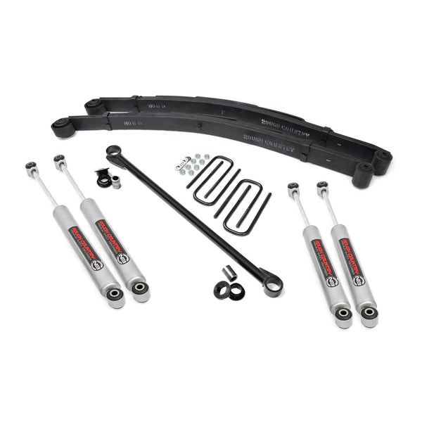 ROUGH COUNTRY | 2.5" Leveling Kit Leaf Spring | 99-04 Ford F-250 / 99-04 Ford F-350 4WD | 489.2