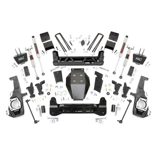 ROUGH COUNTRY 5 Inch Lift Kit | Torsion Drop | M1 | w/ Overloads | Chevy/GMC 2500HD/3500HD (20-25) | 111040