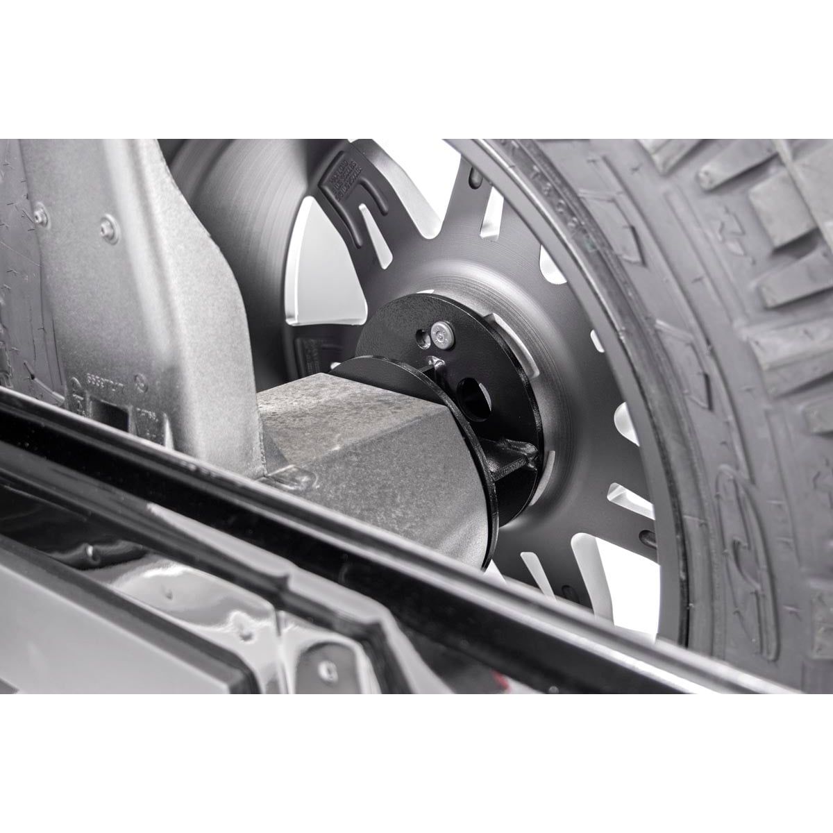 ROUGH COUNTRY Spare Tire Carrier Spcr | Jeep Wrangler JK (07-18)/Wrangler Unlimited (04-06)  | 1053