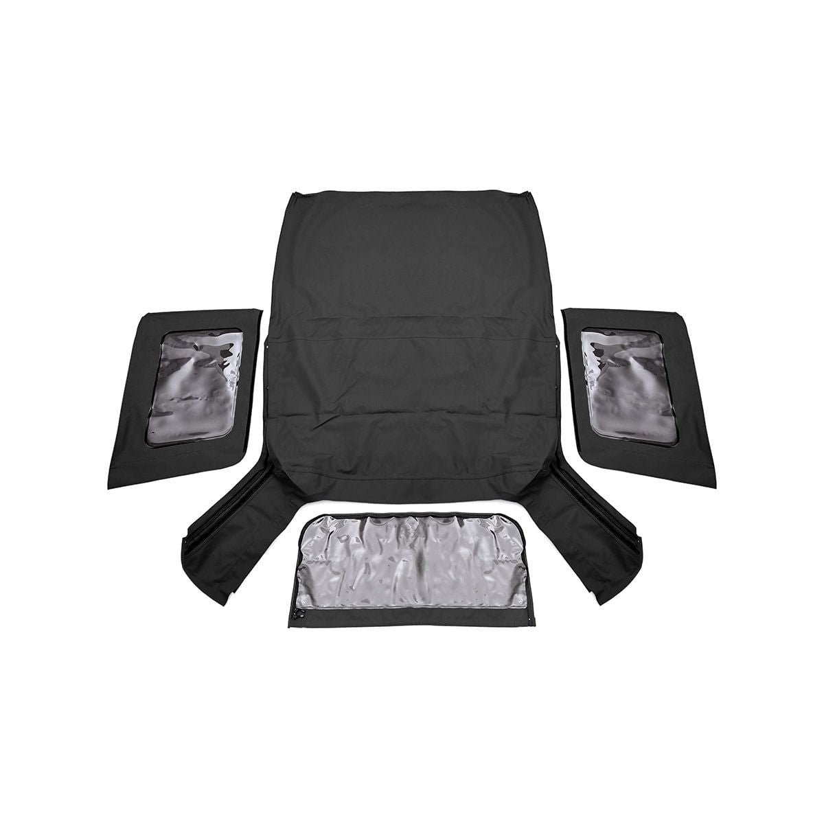 ROUGH COUNTRY Soft Top | Replacement | Black | 2 Door | Jeep Wrangler JK 4WD (2007-2009) | RC85240.35