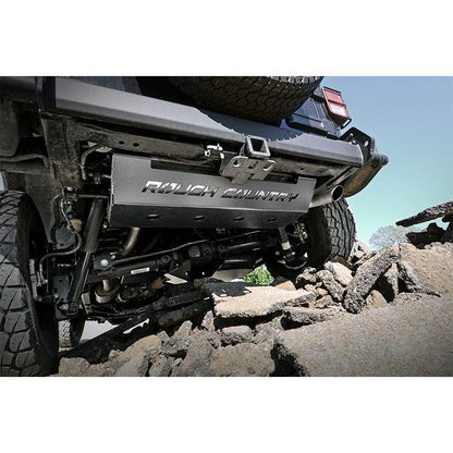 ROUGH COUNTRY Muffler Skid Plate | Jeep Wrangler JK/Wrangler Unlimited  (2007-2018) | 779