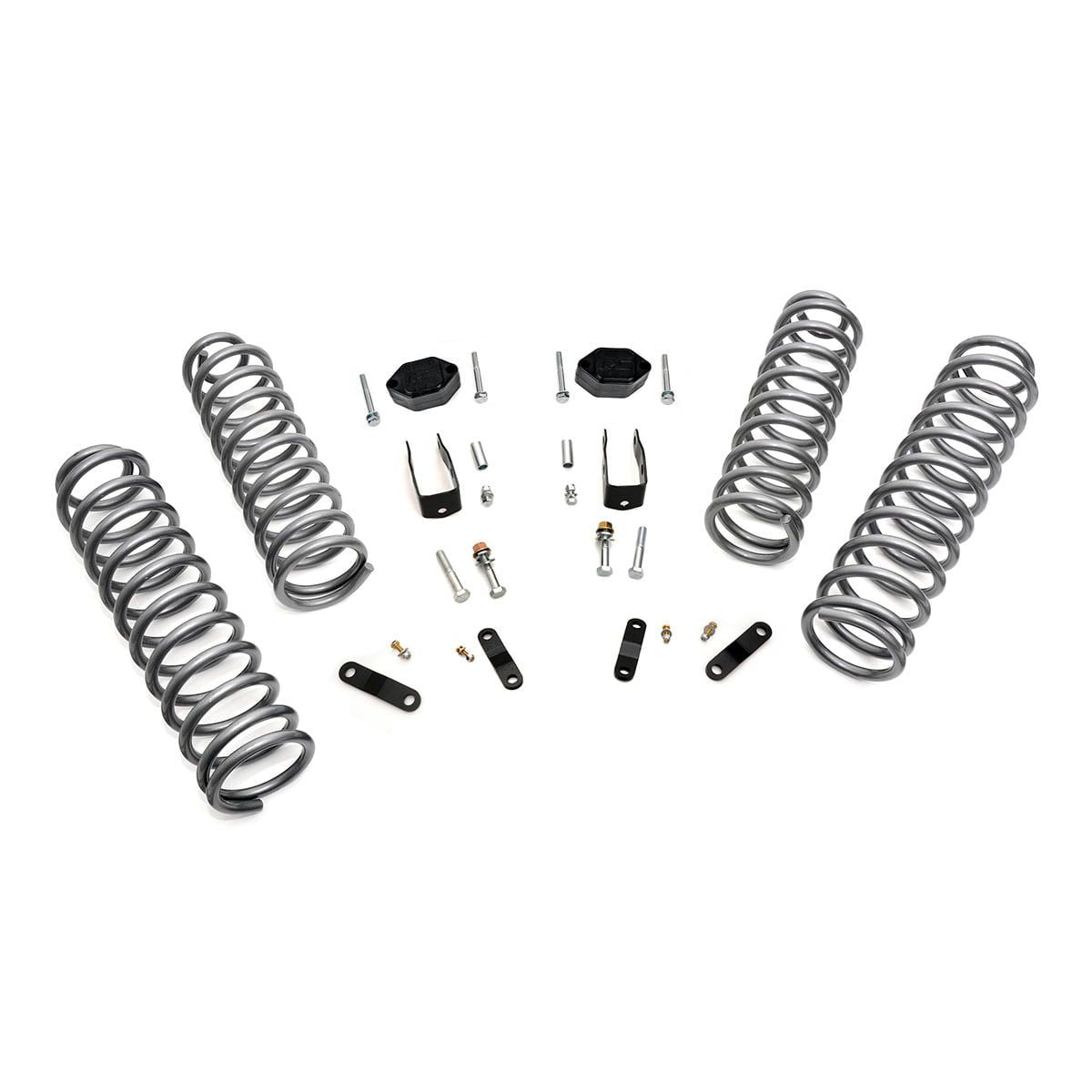 ROUGH COUNTRY 2.5 Inch Lift Kit | Coils | No Shocks | Jeep Wrangler JK 4WD (2007-2018) | 624