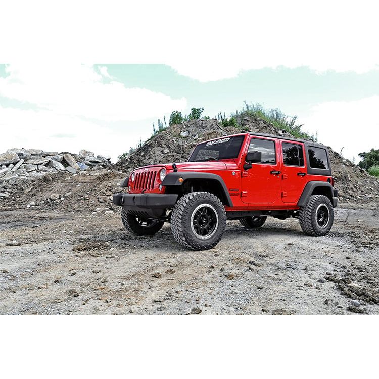 ROUGH COUNTRY 2.5 Inch Lift Kit | Spacers | Jeep Wrangler JK/Wrangler Unlimited  (2007-2018) | 656