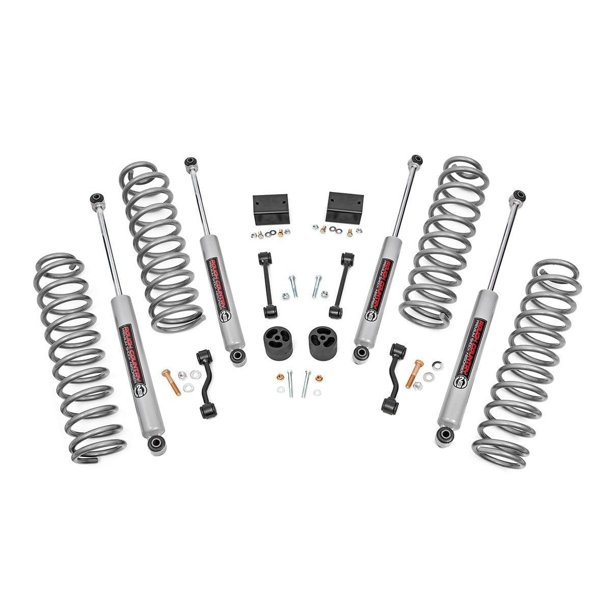 ROUGH COUNTRY 2.5 Inch Lift Kit | Coils | Jeep Wrangler Unlimited Rubicon 4WD (2018-2023) | 66630