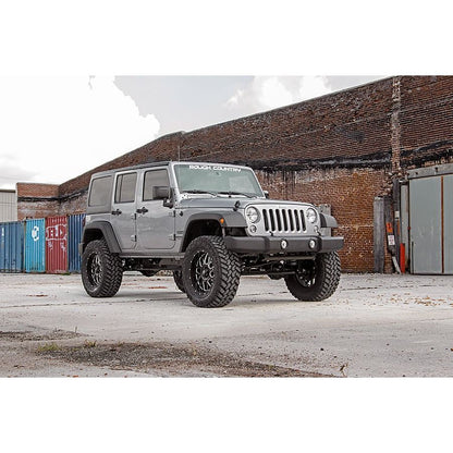 ROUGH COUNTRY 4 Inch Lift Kit | V2 | Jeep Wrangler Unlimited 2WD/4WD (2007-2018) | 68170