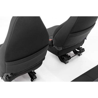 ROUGH COUNTRY Seat Covers | Front and Rear | Jeep Wrangler TJ 4WD (1997-2002) | 91000