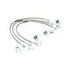 ROUGH COUNTRY | Jeep Front & Rear Stainless Steel Brake Lines  4-6in Lifts (XJ/YJ/TJ) | 89715