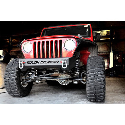 ROUGH COUNTRY D Ring Shackles and Mounts | TJ Stubby | XJ Winch | Jeep Cherokee XJ (84-01)/Wrangler TJ (97-06)  | 1058