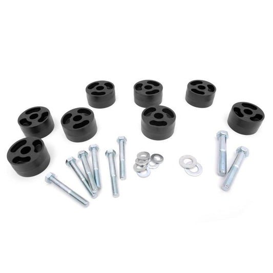 ROUGH COUNTRY Seat Riser Kit | Front | 1.25 Inch | Jeep Wrangler TJ (97-06)/Wrangler Unlimited (04-06)  | 1158