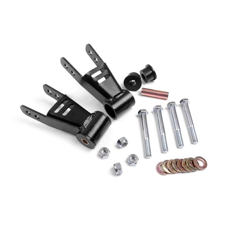 ROUGH COUNTRY Lift Shackles | Rear | 1.5 Inch-2 Inch Lift | Jeep Cherokee XJ 2WD/4WD (84-01) | 1077