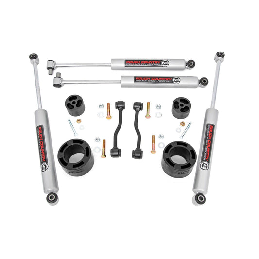 ROUGH COUNTRY 2.5 Inch Leveling Kit | Spacers | N3 | Jeep Gladiator JT 4WD (2020-2023) | 63430A
