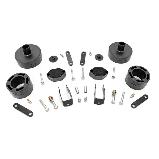 ROUGH COUNTRY 2.5 Inch Lift Kit | Spacers | Jeep Wrangler JK/Wrangler Unlimited  (2007-2018) | 656