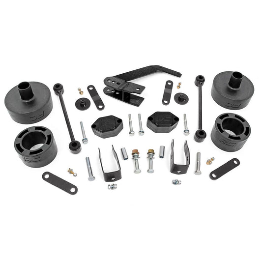 ROUGH COUNTRY 2.5 Inch Lift Kit | Spacers | Series II | Jeep Wrangler JK/Wrangler Unlimited (07-18) | 635