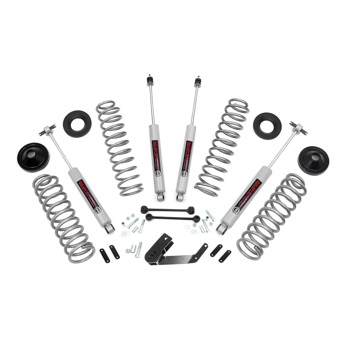 ROUGH COUNTRY 3.25 Inch Lift Kit | Jeep Wrangler Unlimited 2WD/4WD (2007-2018) | PERF694
