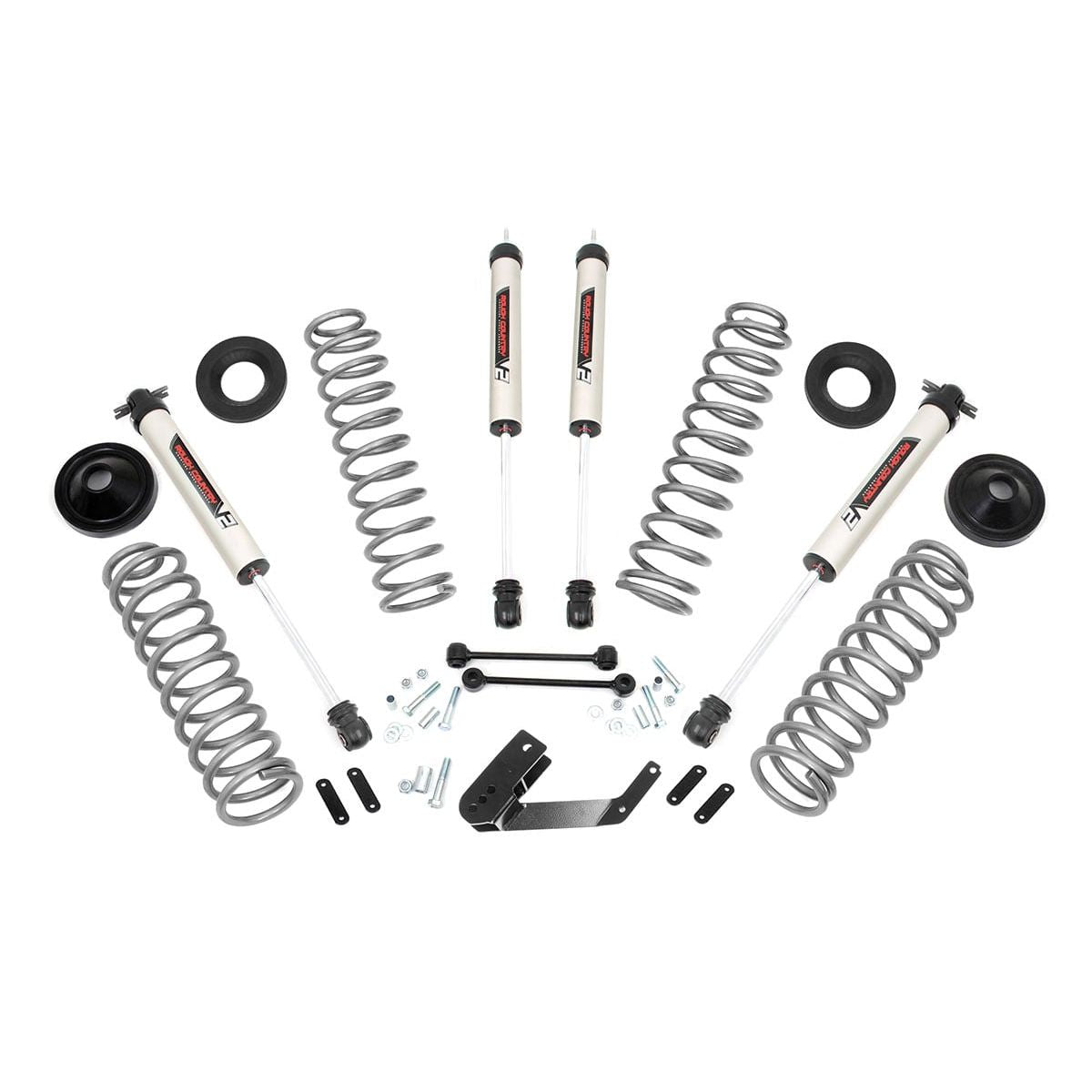 ROUGH COUNTRY 3.25 Inch Lift Kit | V2 | Jeep Wrangler JK 4WD (2007-2018) | 67670