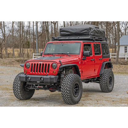 ROUGH COUNTRY Front Bumper Caps | Jeep Wrangler JK/Wrangler Unlimited  (2007-2018) | 1047