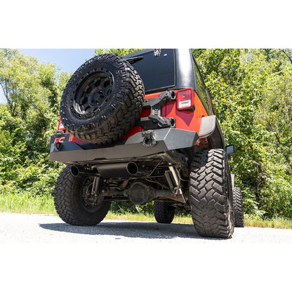 ROUGH COUNTRY Performance Exhaust | Dual Outlet | Jeep Wrangler JK/Wrangler Unlimited (07-18) | 96002A