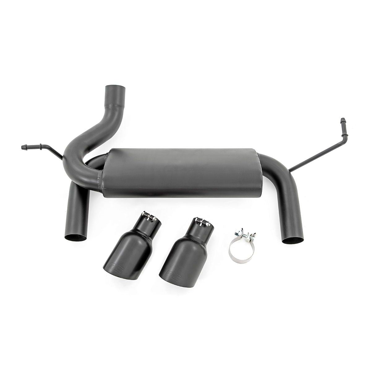 ROUGH COUNTRY Performance Exhaust | Dual Outlet | Jeep Wrangler JK/Wrangler Unlimited (07-18) | 96002A