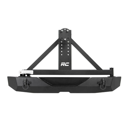 ROUGH COUNTRY Rear Bumper | Rock Crawler | Tire Carrier | Jeep Wrangler JK/Wrangler Unlimited (07-18) | 10594A
