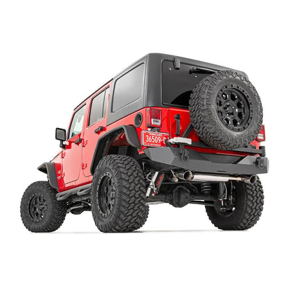ROUGH COUNTRY Rear Bumper | Rock Crawler | Tire Carrier | Jeep Wrangler JK/Wrangler Unlimited (07-18) | 10594A