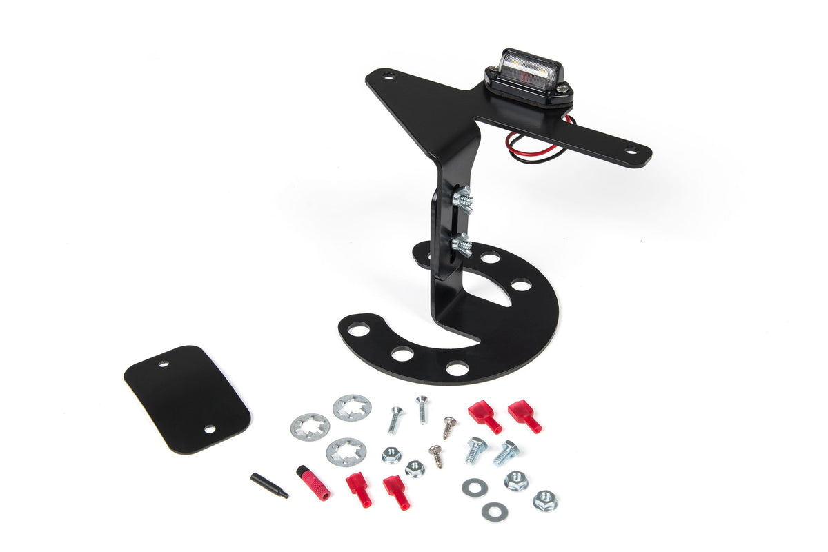 JKS MANUFACTURING | Spare Tire License Plate Mount | Select Jeep Models | JKS8211 - product image 1
