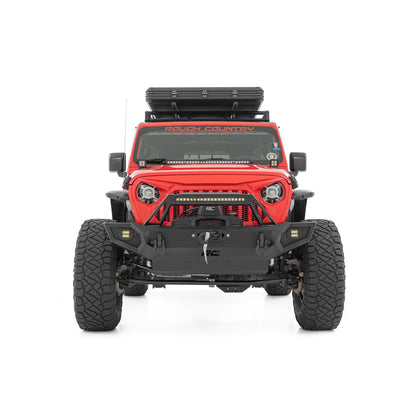 ROUGH COUNTRY Front Winch Bumper | Jeep Gladiator JT/Wrangler JK & JL/Wrangler Unlimited  | 10585