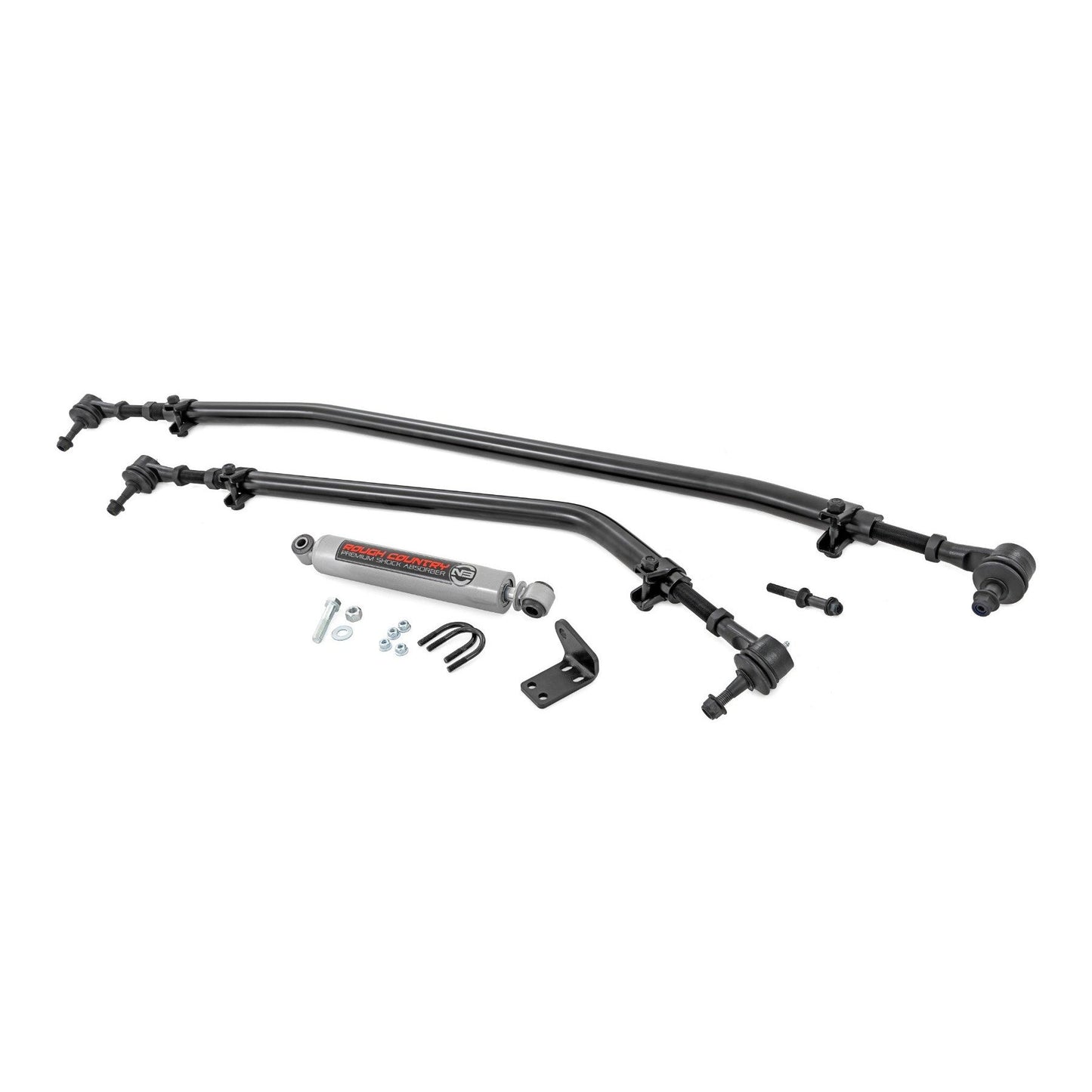 ROUGH COUNTRY High Steer Kit | w/ N3 Steering Stabilizer | Jeep Gladiator JT/Wrangler JL (18-25) | 10663