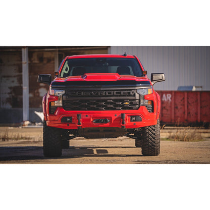 ROUGH COUNTRY | Hood Protector  Gloss Black  Chevy Silverado 1500 2WD/4WD (2019-2026) | HP10010-RCGB