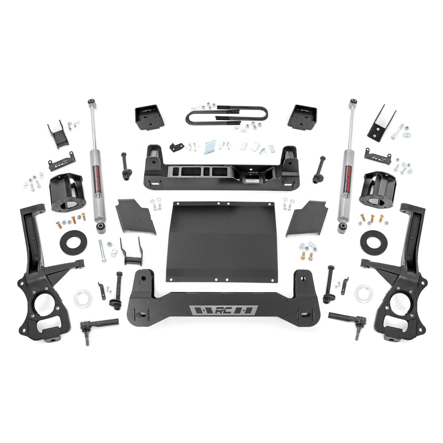 ROUGH COUNTRY 6 Inch Lift Kit | Mono Leaf Rear | Diesel | GMC Sierra 1500 2WD/4WD (2019-2024 & Classic) | 26631D