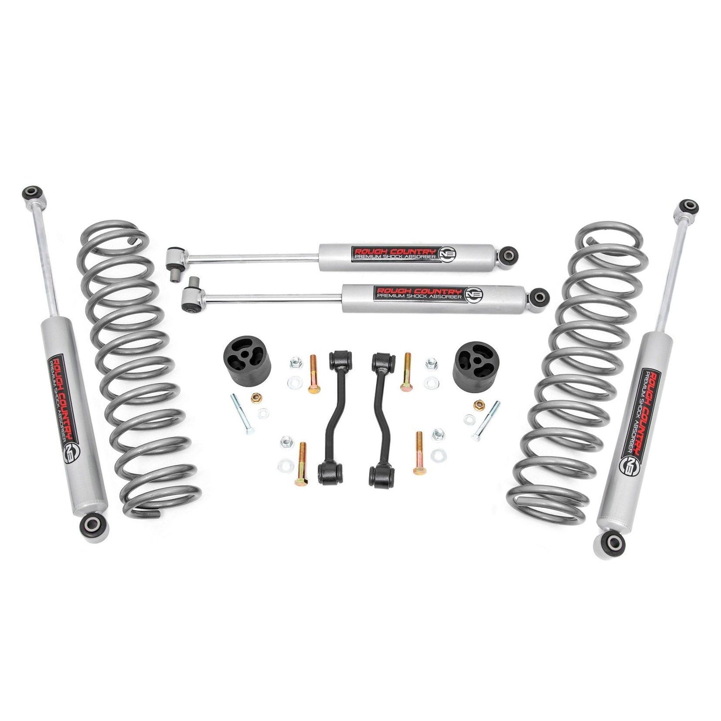 ROUGH COUNTRY 2.5 Inch Leveling Kits | Springs | Jeep Gladiator JT 4WD (2020-2023) | 64830B