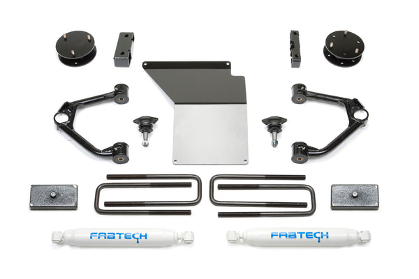 FABTECH | 3" Ball Joint UCA Lift Kit w/ Rear Performance Shocks | Chevy Silverado / Gmc Sierra | K1059