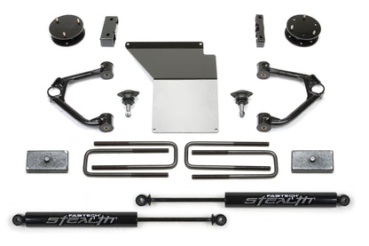 FABTECH | 3" Ball Joint UCA Lift Kit w/ Rear Stealth Shocks | Chevy Silverado / Gmc Sierra | K1059M — product image 1