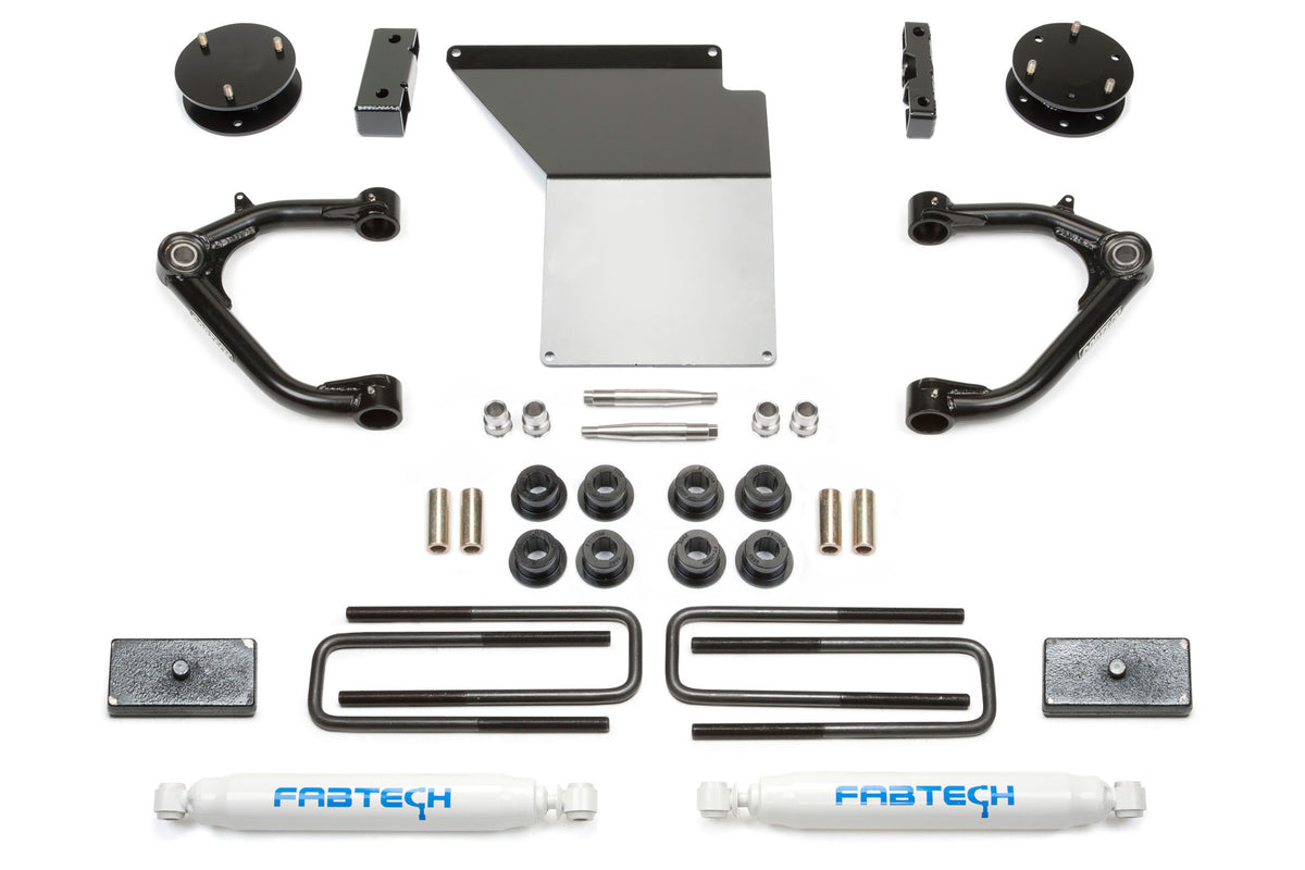 FABTECH | 3" Uniball UCA Lift Kit w/ Rear Performance Shocks | Chevy Silverado / Gmc Sierra | K1062 — product image 1