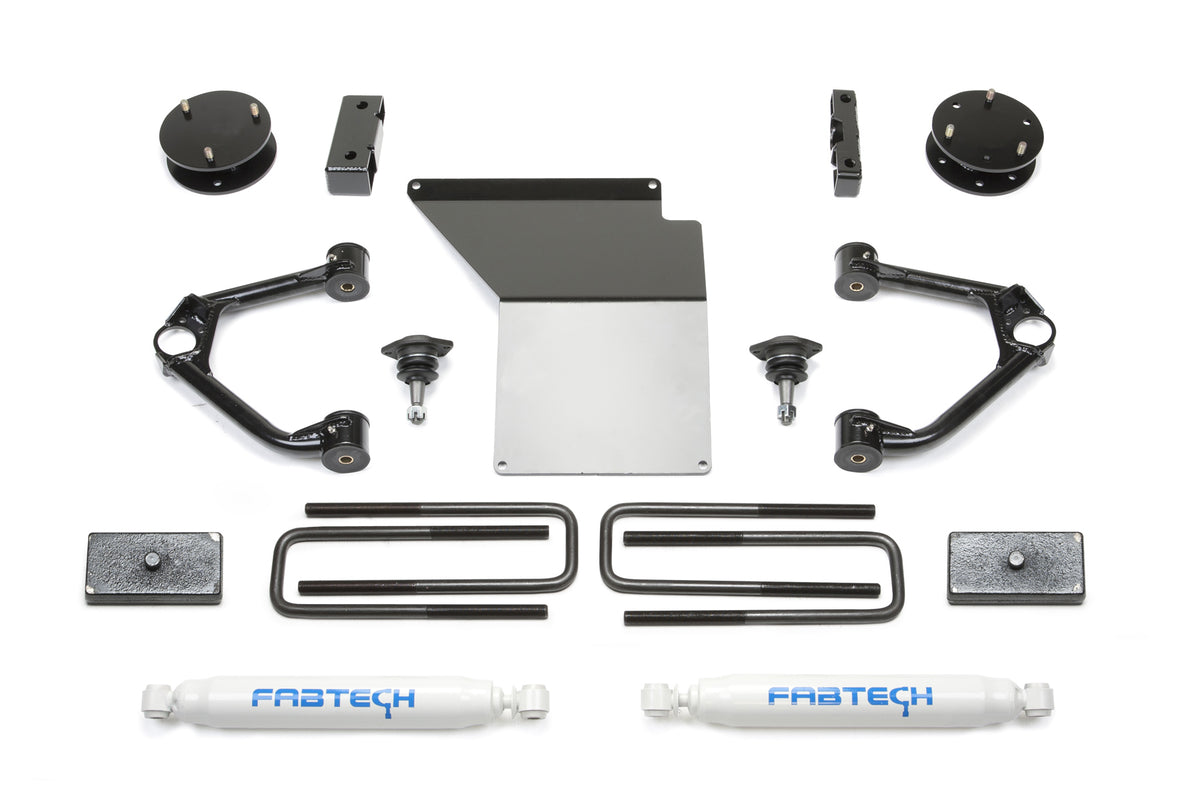 FABTECH | 3" Ball Joint UCA Lift Kit w/ Rear Performance Shocks | Chevy Silverado / Gmc Sierra | K1070 — product image 1