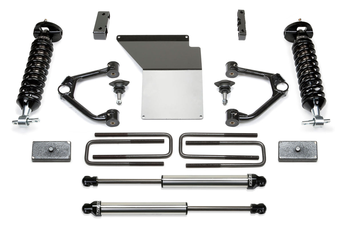 FABTECH | 3" Ball Joint UCA Lift Kit w/ Front Dirt Logic 2.5 Coilovers & Rear Dirt Logic Shocks | Chevy Silverado / Gmc Sierra | K1070DL — product image 1