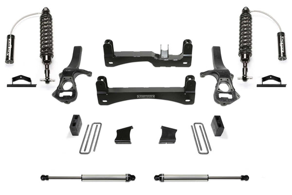 FABTECH | 6" Performance Lift Kit w/ Front Dirt Logic 2.5 Resi Coilovers & Rear Dirt Logic 2.25 Shocks | Chevy Silverado / Gmc Sierra | K1151DL