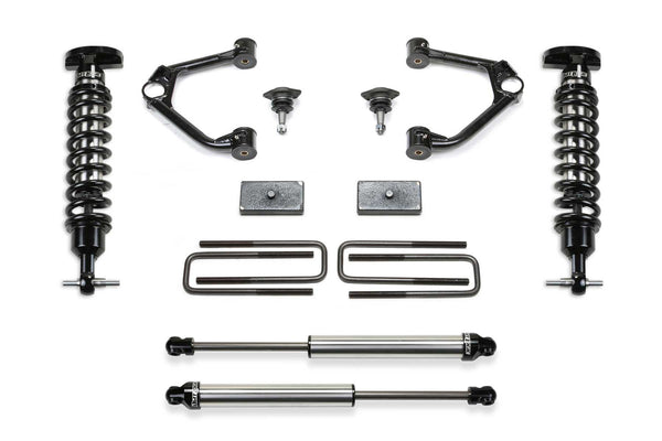 FABTECH | 1.5" Ball Joint UCA Lift Kit – Front Dirt Logic 2.5 Coilovers & Rear Dirt Logic 2.25 Shocks | Chevy Silverado / Gmc Sierra | K1195DL