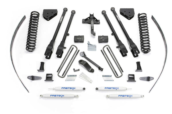 FABTECH | 8" 4 Link System w/ Performance Shocks | Ford F250 | K2126