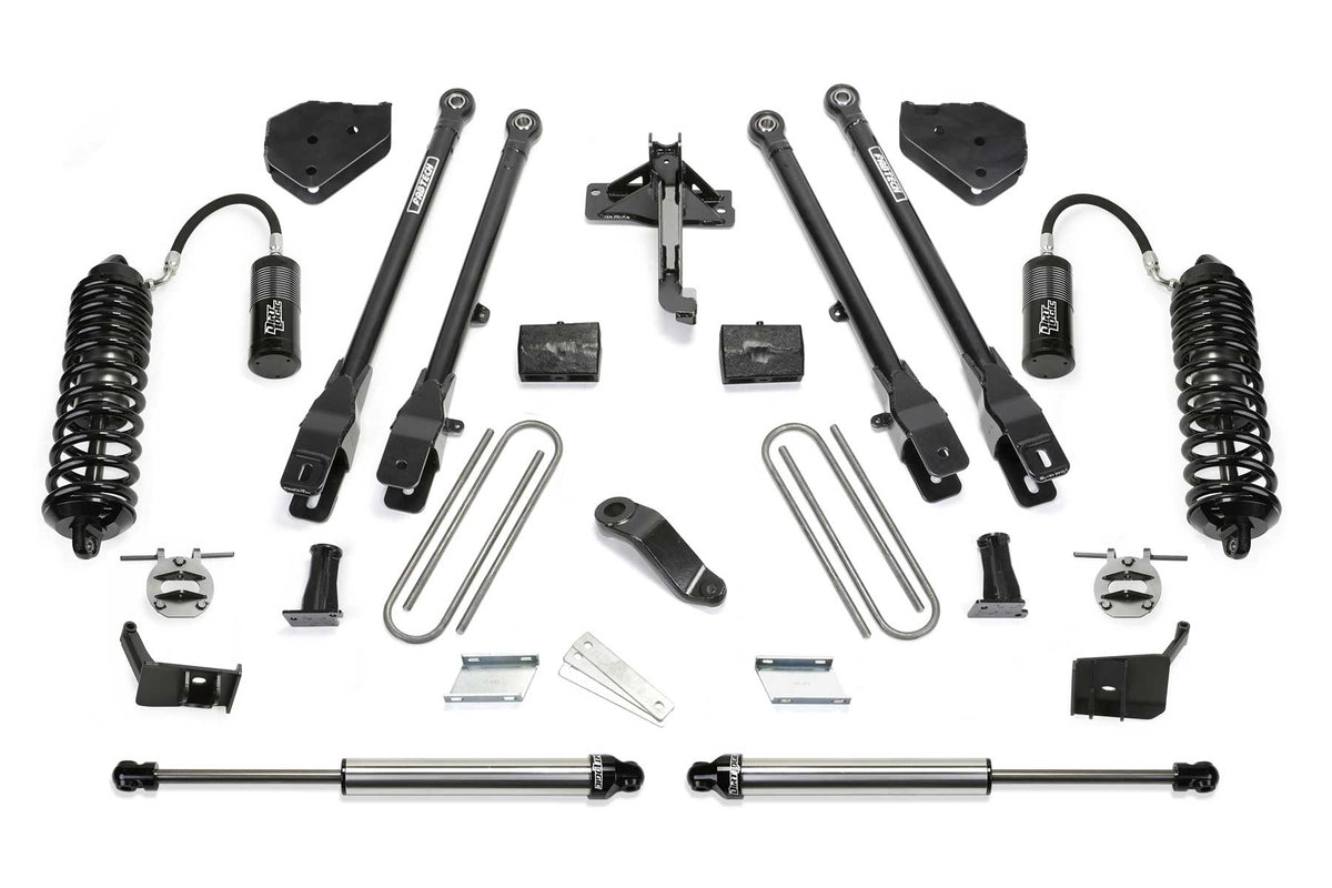 FABTECH | 4" 4 Link System w/ Front Dirt Logic 4.0 Resi Coilovers & Rear Dirt Logic 2.25 Shocks | Ford F250 / Ford F350 | K2228DL — product image 1