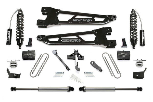 FABTECH | 6" Radius Arm System w/ Front Dirt Logic 2.5 Resi Coilovers & Rear DIrt Logic 2.25 Shocks | Ford F250 / Ford F350 | K2243DL