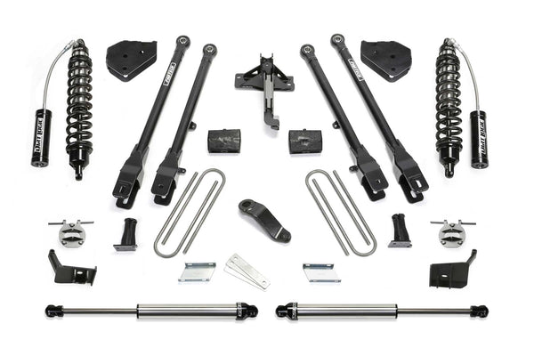 FABTECH | 6" 4 Link System w/ Front Dirt Logic 2.5 Resi Coilovers & Rear Dirt Logic 2.25 Shocks | Ford F250 / Ford F350 | K2244DL
