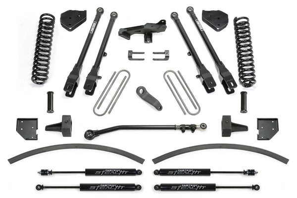 FABTECH | 8" 4 Link System w/ Stealth Shocks | Ford F250 / Ford F350 | K2266M