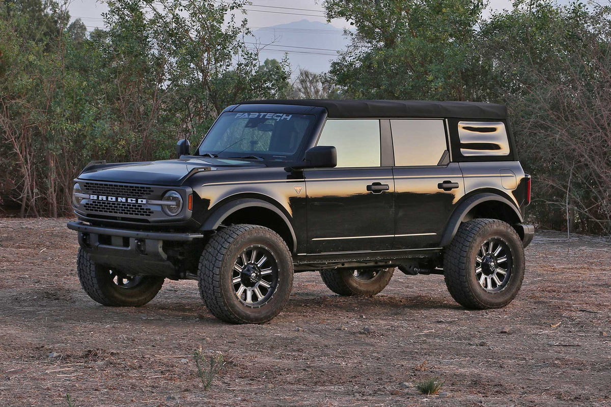 FABTECH | 3" Uniball UCA Lift Kit – Front Dirt Logic 2.5 Resi Coilovers & Rear Dirt Logic Resi Coilovers | Ford Bronco | K2378DL — product image 2